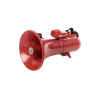 TOA ER-2215S-AS | โทรโข่งสะพายไหล่ มีเสียงไซเรน Shoulder Type Megaphone 15W (Siren/Red)