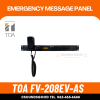 TOA FV-208EV Emergency Message Panel แผงควบคุมและจัดเก็บข้อความประกาศฉุกเฉิน