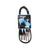 LIDGE YM-712 สายสัญญาณ คู่ Phone Mono 1/4" x 2 To XLR M x 2