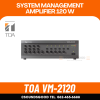 TOA VM-2120 ER - System Management Amplifier แอมป์ระบบประกาศ 120 วัตต์ 5 โซน