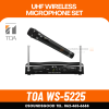 TOA WS-5225 เซตไมค์ลอย เซตไมโครโฟนไร้สาย UHF Wireless Microphone Set (Handheld)