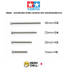 TAMIYA 15508 - STAINLESS STEEL SCREW SET (15/20/25/30mm)
