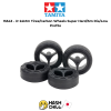 TAMIYA 15543 - Jr 24Mm Tires/Carbon Wheels Super Hard/Sm Dia/Low Profile