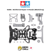 TAMIYA 94316 - Reinforced Super X Chassis (Black/Gray)