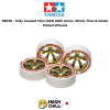 TAMIYA 95076 - Fully Cowled Mini 4WD 20th Anniv. White Tires & Gold Plated Wheels