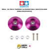 TAMIYA 95541 - HG 19mm TAPERED ALUMINUM BALL-RACE ROLLERS (RINGLESS/PURPLE)