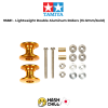 TAMIYA 95581 - Lightweight Double Aluminum Rollers (13-12mm/Gold)