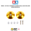 TAMIYA 95583 - HG 19mm TAPERED ALUMINUM BALL-RACE ROLLERS (RINGLESS/GOLD)