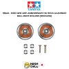 TAMIYA 95643 - MINI 4WD 40th ANNIVERSARY HG 19mm ALUMINUM BALL-RACE ROLLERS (RINGLESS)