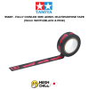 TAMIYA 95667 - FULLY COWLED 30th ANNIV. MULTIPURPOSE TAPE (15mm WIDTH/BLACK & PINK)