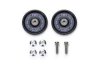 Tamiya 95714 - HG 19mm Aluminum Ball-Race Rollers (Ringless/Black & Purple Logo) Asia Challenge