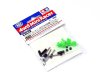 Tamiya 94754 - JR Aluminum Spacer Set Black - 12mm/3mm/1.5mm/4pcs