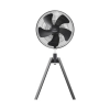 HATARI พัดลมอุตสาหกรรมสี่ขา ฮาตาริ รุ่น IQ22M1 ขนาด 22 นิ้ว สีดำ / สีเทา