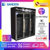 New!! ตู้แช่เย็น 3 ประตู Inverter Sanden รุ่น YEM-1605ip ขนาด 42.4Q สีดำ
