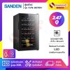 ตู้แช่ไวน์ Wine Sanden รุ่น SVN-0070H ขนาด 2.47 Q สีดำ จุได้ 24 ขวด