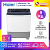 เครื่องซักผ้า 2 ถัง HAIER รุ่น HTW90-1217BS ขนาด 9 Kg.