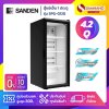 ตู้แช่เครื่องดื่ม ตู้แช่มินิมาร์ท ตู้แช่มินิบาร์ 1 ประตู SANDEN รุ่น SPG-0120 ขนาด 4.2 Q ความจุ 120 ลิตร