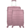 TIL Suitcase กระเป๋าเดินทาง แบบเซ็ตคู่ ขนาด 20 และ 24 นิ้ว วัสดุ PP รุ่น SCPP2RG2024 (สีชมพู)