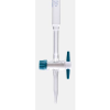 ISOLAB™ Burette Straight - CLEAR - PTFE Stopcock, Class AS