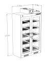 ตู้เก็บสารเคมี  Chemical Storage Cabinet Model SGD/DF