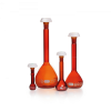 DURAN® Volumetric Flask Class A amber, batch certificate