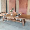 4-panel interlocking teak table (TPW04)