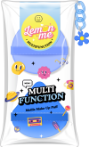 LEMON ME Multifunction Puff 2 Layers Blue Color