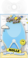 LEMON ME Molle Sponge Blender Blue Color