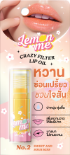 LEMON ME CRAZY FILTER LIP OIL SWEET AND SOUR KISS