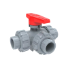 WF CPVC SCH80 Three Way Ball Valve