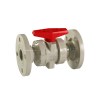 WF - PP-H DIN STD. TU Ball Valve Flange End