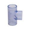 SHCN - Clear UPVC SCH80 Tee