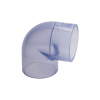 SHCN - Clear UPVC SCH80 Elbow 90°