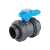 FIP - UPVC SCH80 VEE Easy Fit 2-Way Ball Valve BSPT