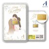 ทองคำแท่ง 96.5% น้ำหนัก 0.6 กรัม การ์ด Wedding Day