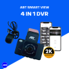 ABT SMART VIEW 4in1 CAR DVR กล้องบันทึกภาพหน้า-หลัง ระบบWiFi พร้อมGPS แสดงตำแหน่ง