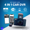 ABT SMART VIEW 4in1 CAR DVR กล้องบันทึกภาพหน้า-หลังระบบWiFi พร้อมGPS แสดงตำแหน่งรถ