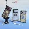 Kickpop Sparkle Airbumper Checkered Mirror MagSafe Case for iPhone 17/18 Series เคสกระจกลายตารางวิบวับ กันกระแทก รองรับ MagSafe