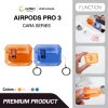 RAVAKA Cara Series เคส AirPods Pro 3 สีโปร่งแสงมีสไตล์