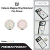 Kickpop Magpop Ring Kickstand Pop Flower แหวนแม่เหล็กติดมือถือพร้อมกระจกเงาและขาตั้ง MagSafe