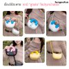 Fungoofun Phone Bag+Inner Compartment กระเป๋าสะพายดีไซน์หูโทรศัพท์ย้อนยุค พร้อมกระเป๋าซับใน รุ่น F556