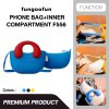 Fungoofun Phone Bag+Inner Compartment กระเป๋าสะพายดีไซน์หูโทรศัพท์ย้อนยุค พร้อมกระเป๋าซับใน รุ่น F556