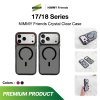 Nimmy Friends Crystal Clear with MagSafe สำหรับ iPhone 17/18 Series เคสใสคริสตัลขอบแต่งเมทัลลิก รองรับชาร์จไร้สายแม่เหล็ก