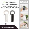 COCOSMILE Whistle straw coffee cup inside sus316 stainless steel แก้วเก็บความเย็นมีหลอดในตัว รุ่น YD-8207 ขนาด 630 ml