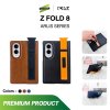 OKOZ Arlis Series for Samsung Z Fold 8 เคสพร้อมสายคาดหนังและฟิล์มหน้าจอในตัว