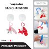 Fungoofun DIY Bag Charm Polka Dot Star พวงกุญแจห้อยกระเป๋า รุ่น G28