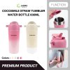 COCOSMILE แก้วเก็บความเย็น Straw Tumbler with Rope SUS316 ขนาด 630ml