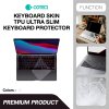 COTECI Keyboard Skin TPU Ultra Slim ฟิล์มกันรอยคีย์บอร์ดบางเฉียบสำหรับ MacBook