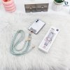 Dux Ducis GAREN Series Cross-body Phone Lanyard with Begonia Pattern สายสะพายคล้องคอมือถือ