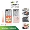 Dux Ducis Luvy Series Case เคสลายปักพรีเมียมพร้อมสายคล้องมือ for Samsung Galaxy Z Flip 8